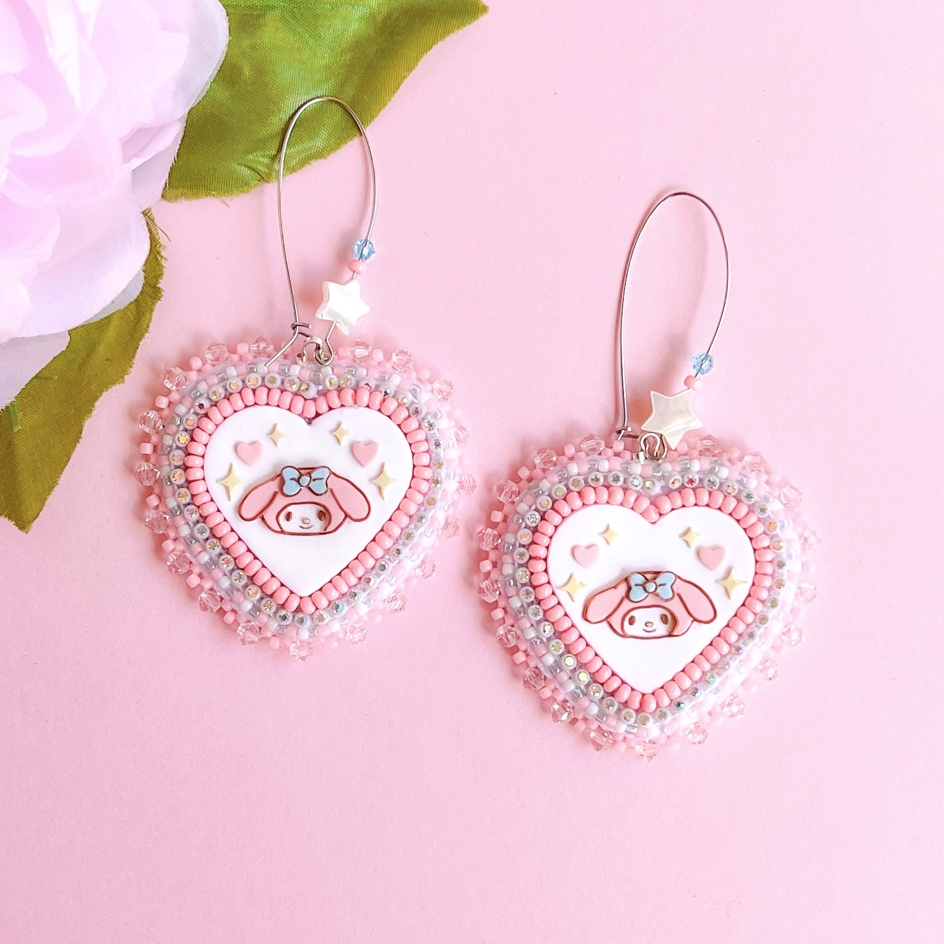 My Melody Beaded Earrings