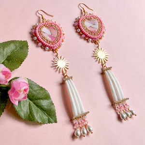 Beaded Valentine Earrings