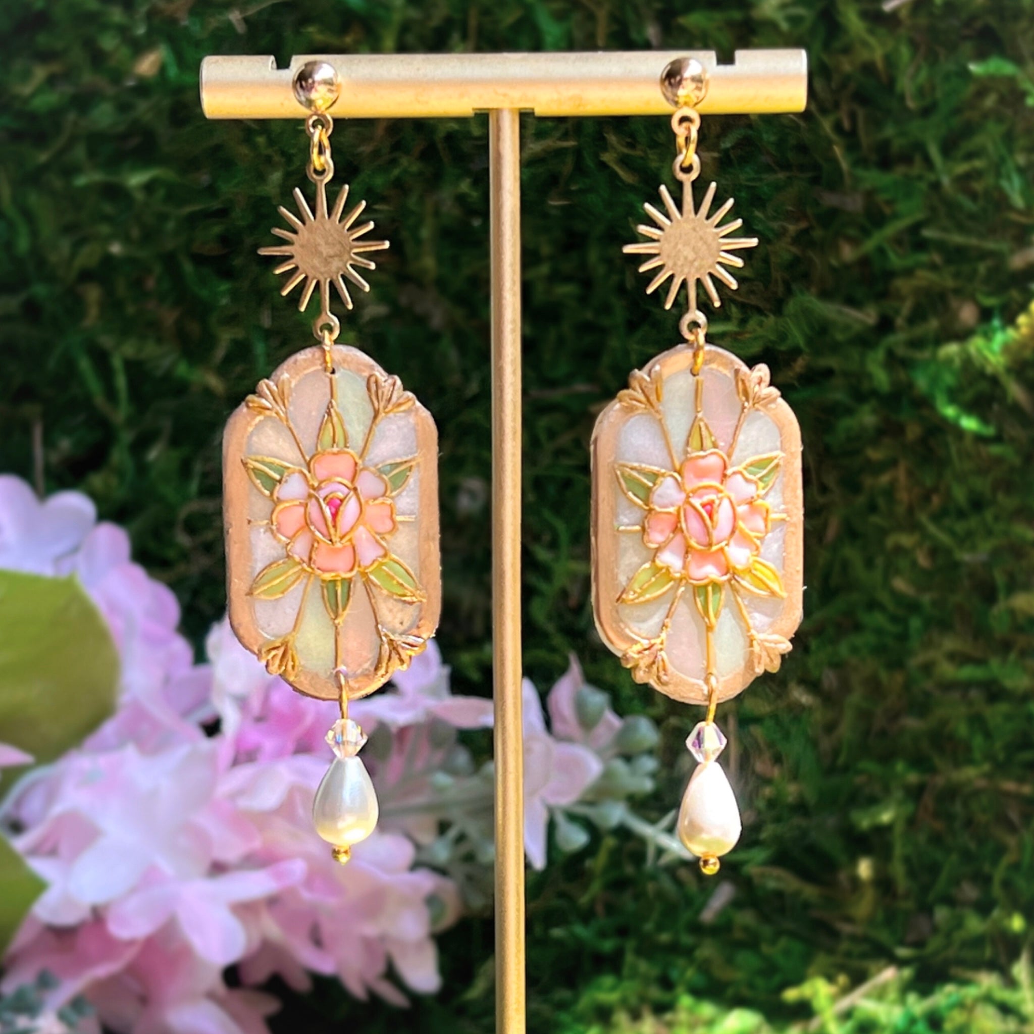 Peony Light Earrings