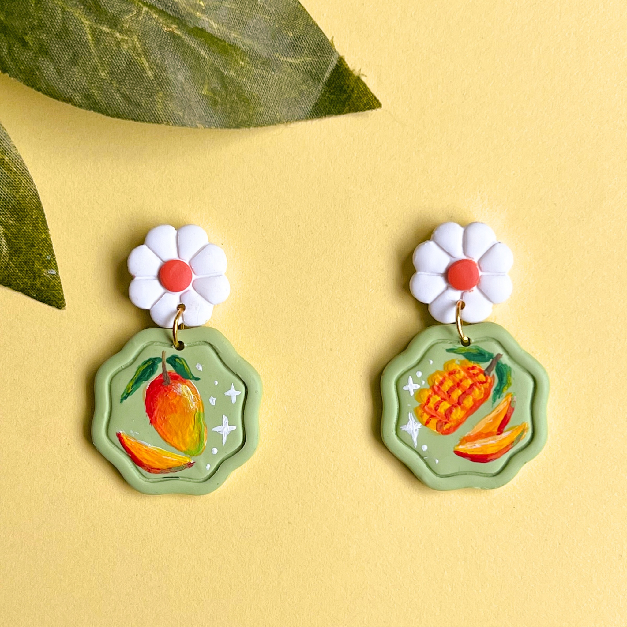 Mismatched Mangoes Earrings