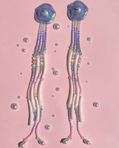 Jellyfish Fringe Earrings