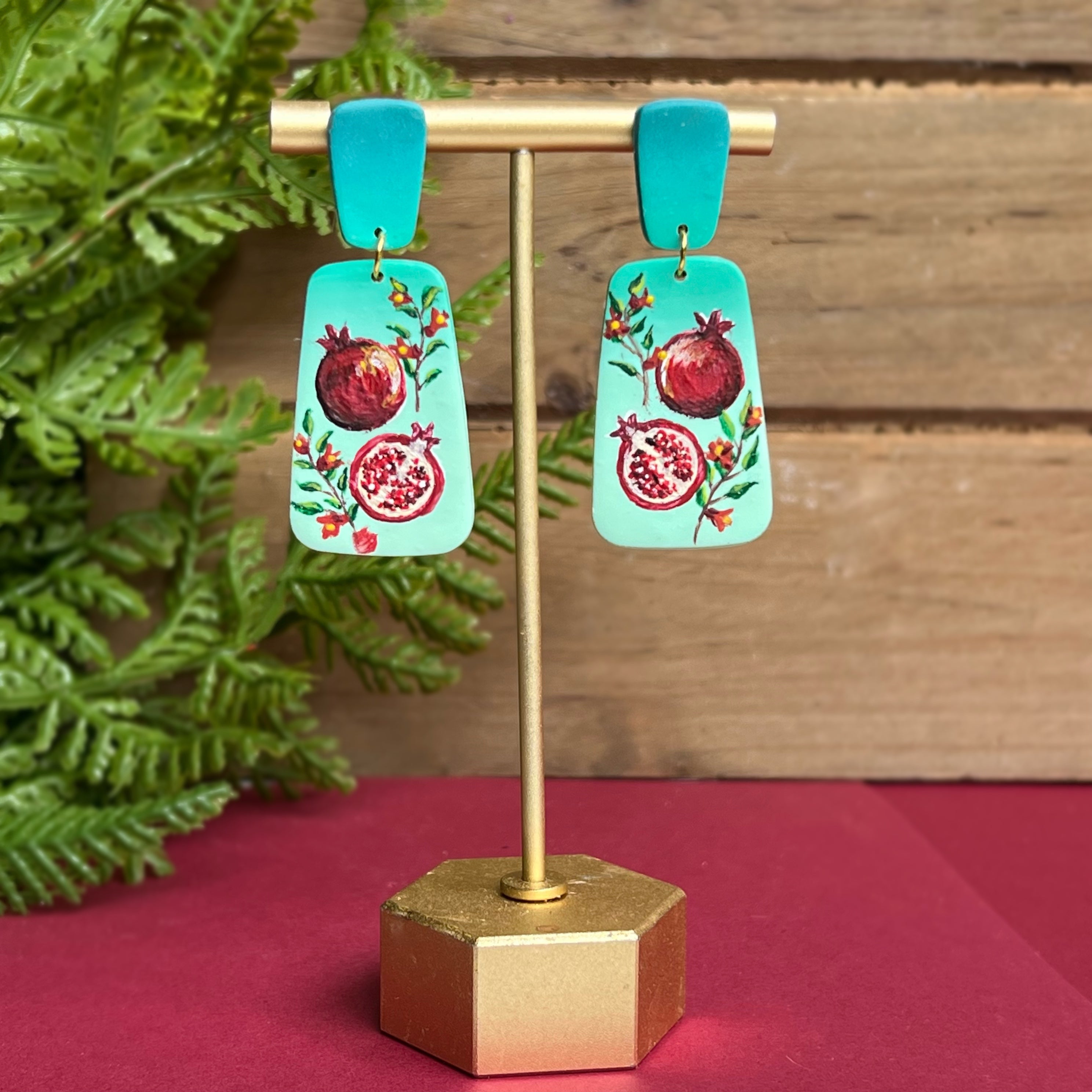 Pomegranate Passion Earrings