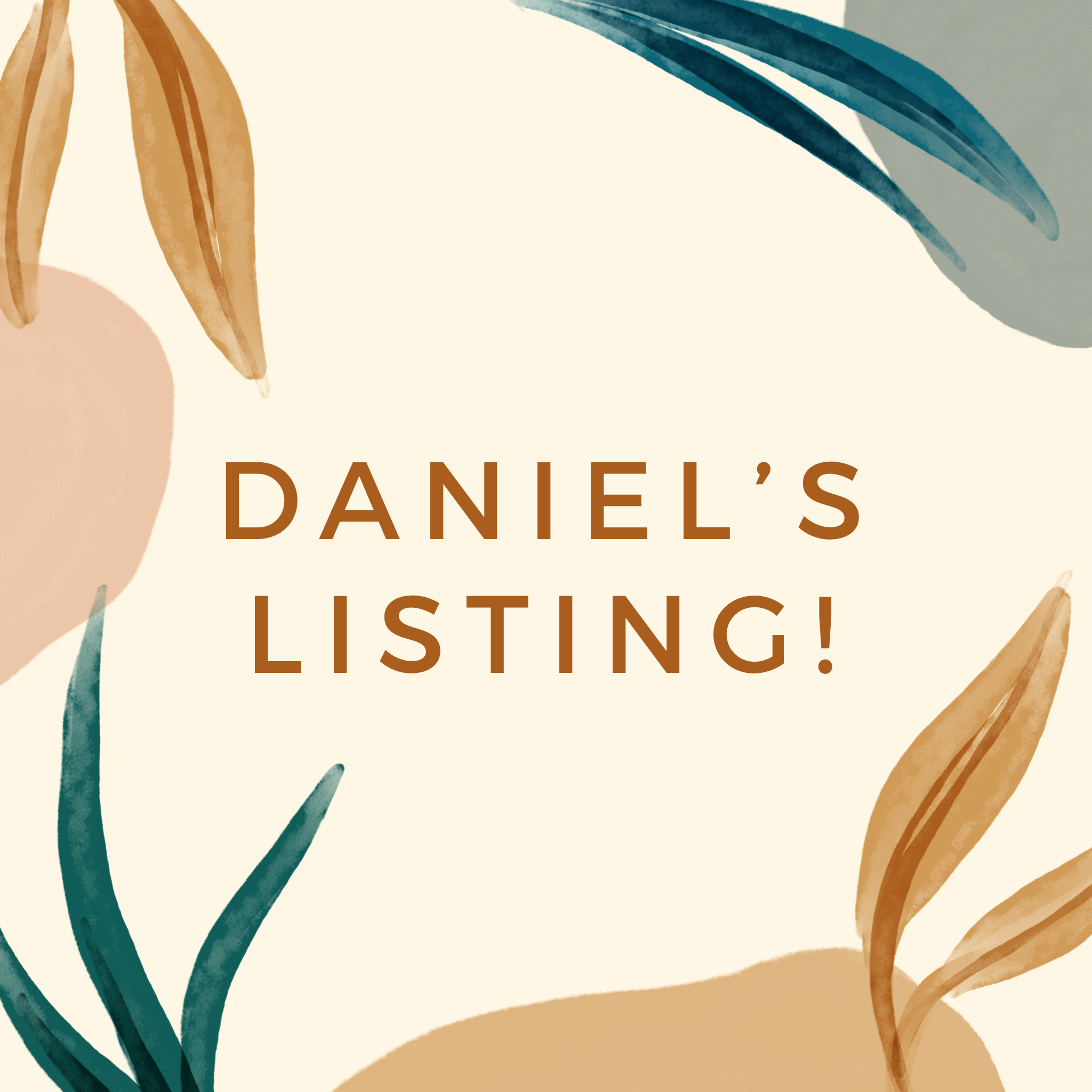 Daniel’s Listing