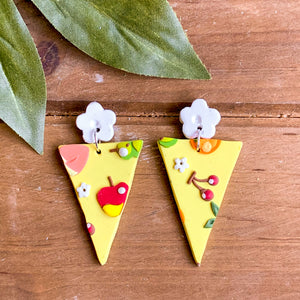 Animal Crossing Fruit Slab Earrings (Triangle)