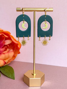 Celestial Emerald Earrings